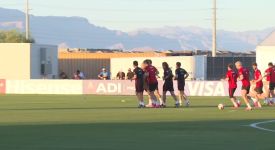 A Milli Futbol Takımı, ABD maçının hazırlıklarına başladı